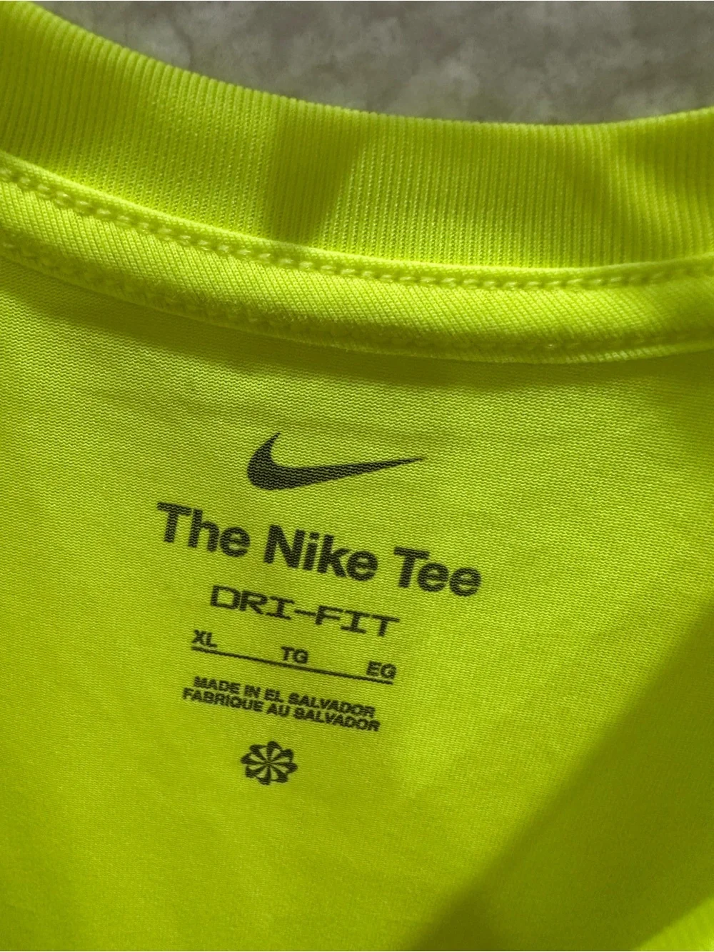 Boy’s Nike Yellow Tee
